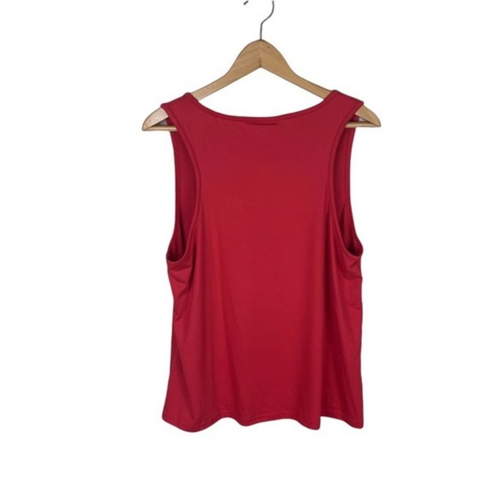 Munki Munki x Peanuts Red Scoop Neck Buttersoft Tank Top Sleepwear Shirt